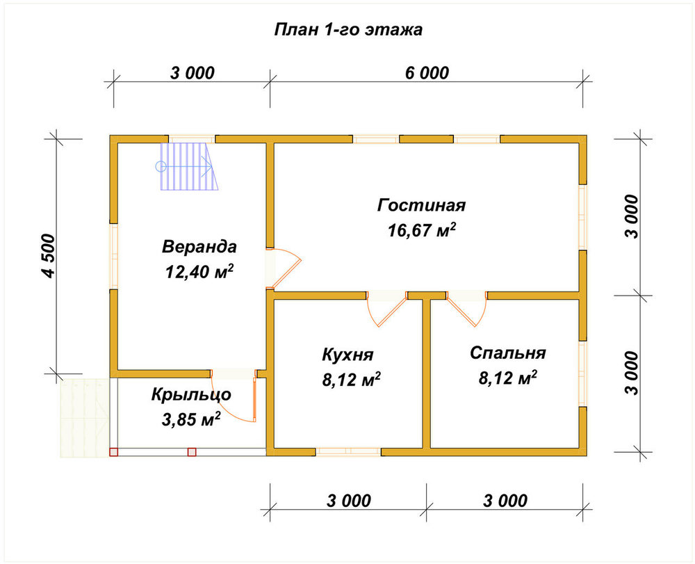 3D Проект П-211 — план 1