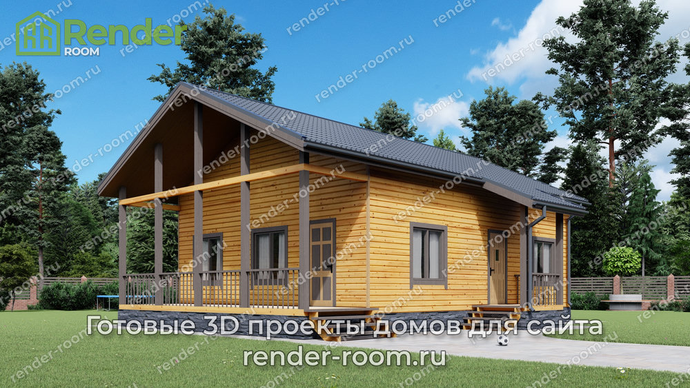 3D Проект П-22 — ракурс 1