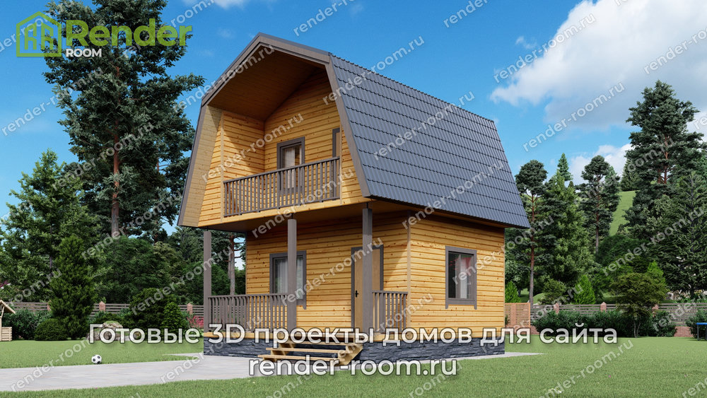 3D Проект П-23 — ракурс 1