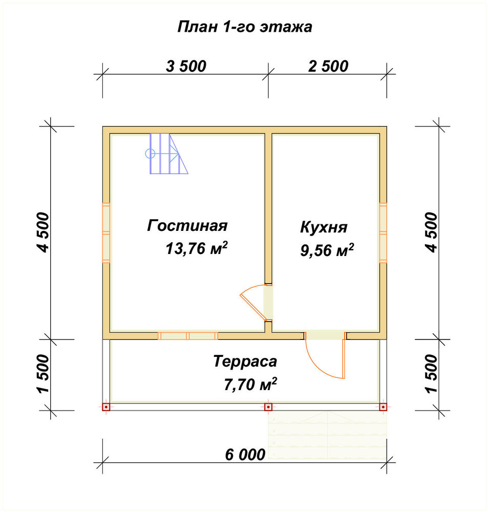3D Проект П-23 — план 1