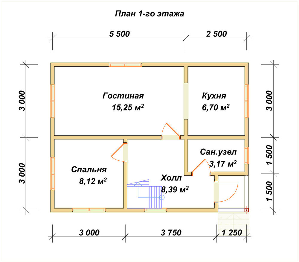 3D Проект П-233 — план 1