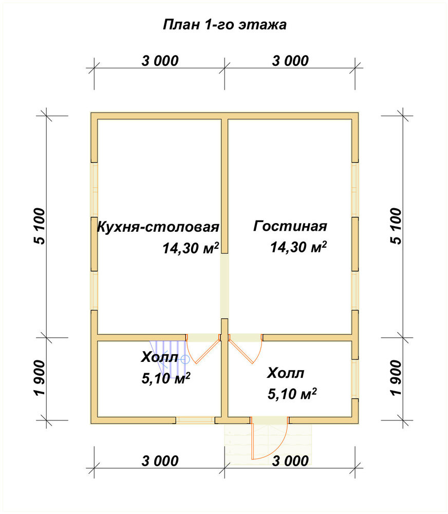 3D Проект П-234 — план 1