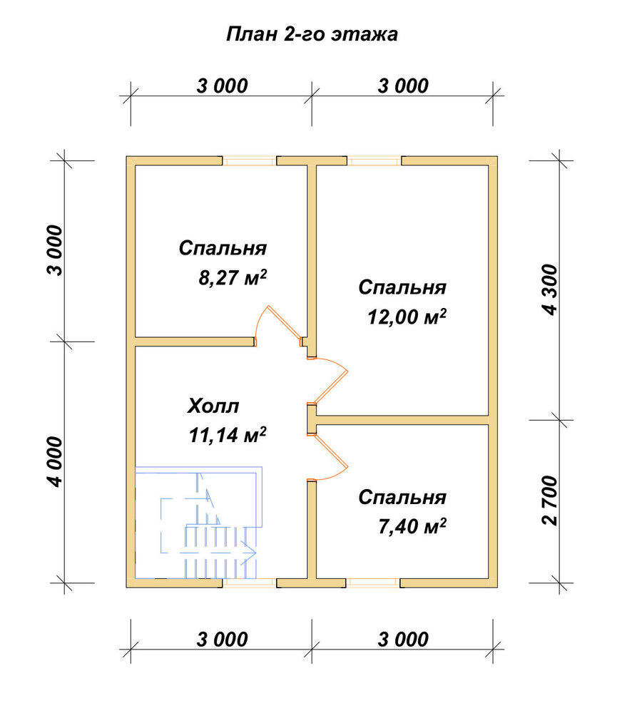 3D Проект П-234 — план 2