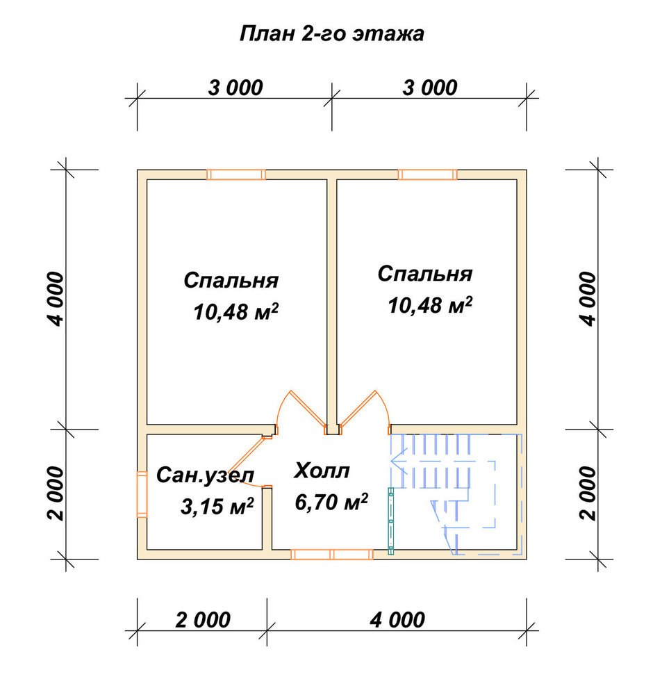 3D Проект П-250 — план 2