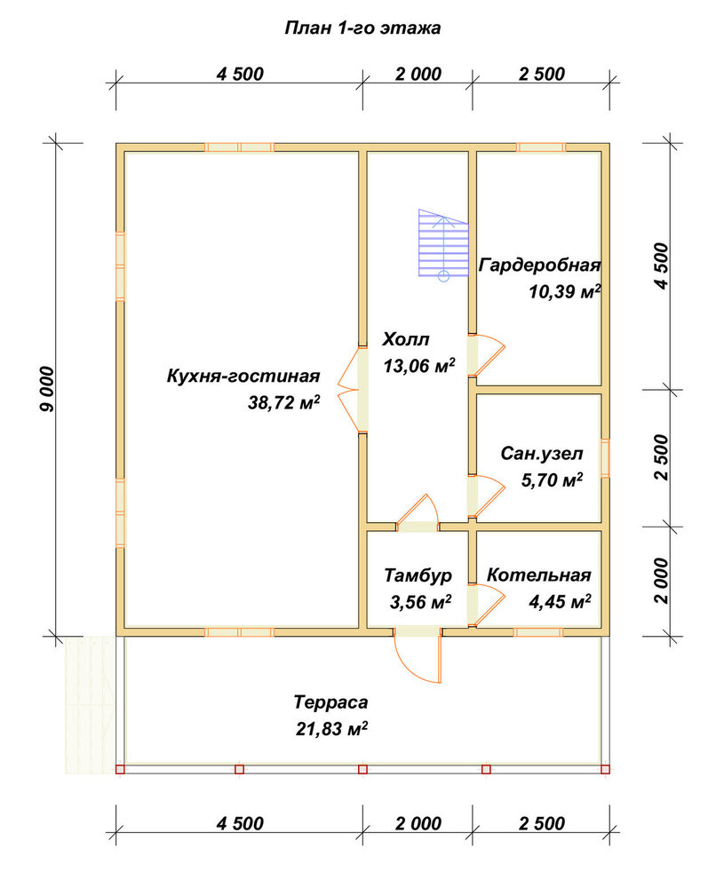 3D Проект П-256 — план 1