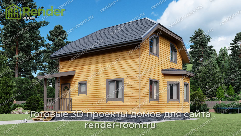 3D Проект П-28 — ракурс 1