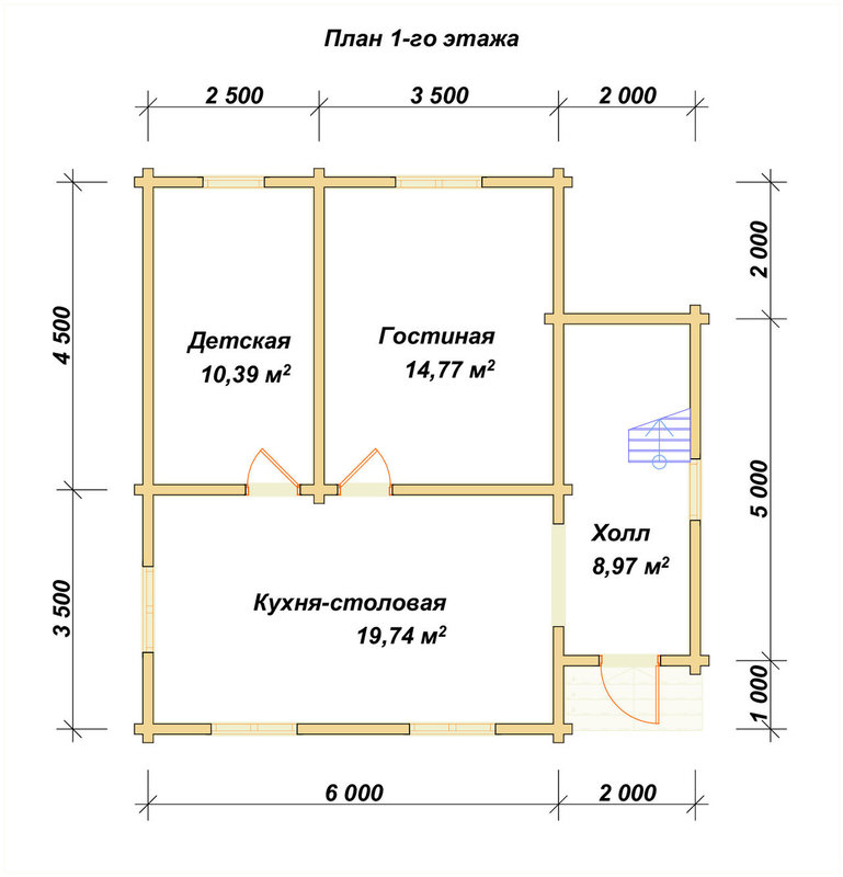 3D Проект П-291 — план 1