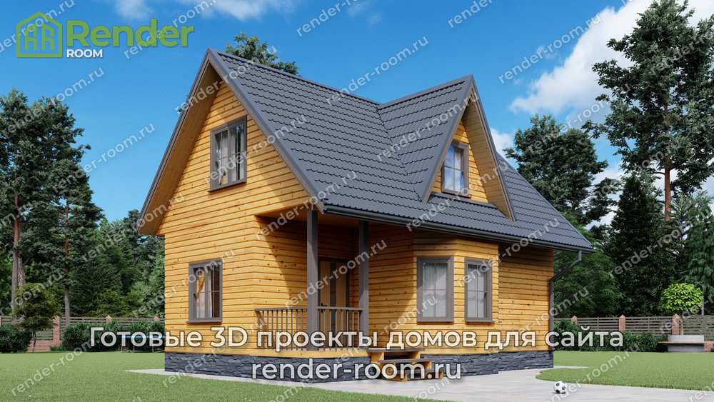 3D Проект П-39 — ракурс 1