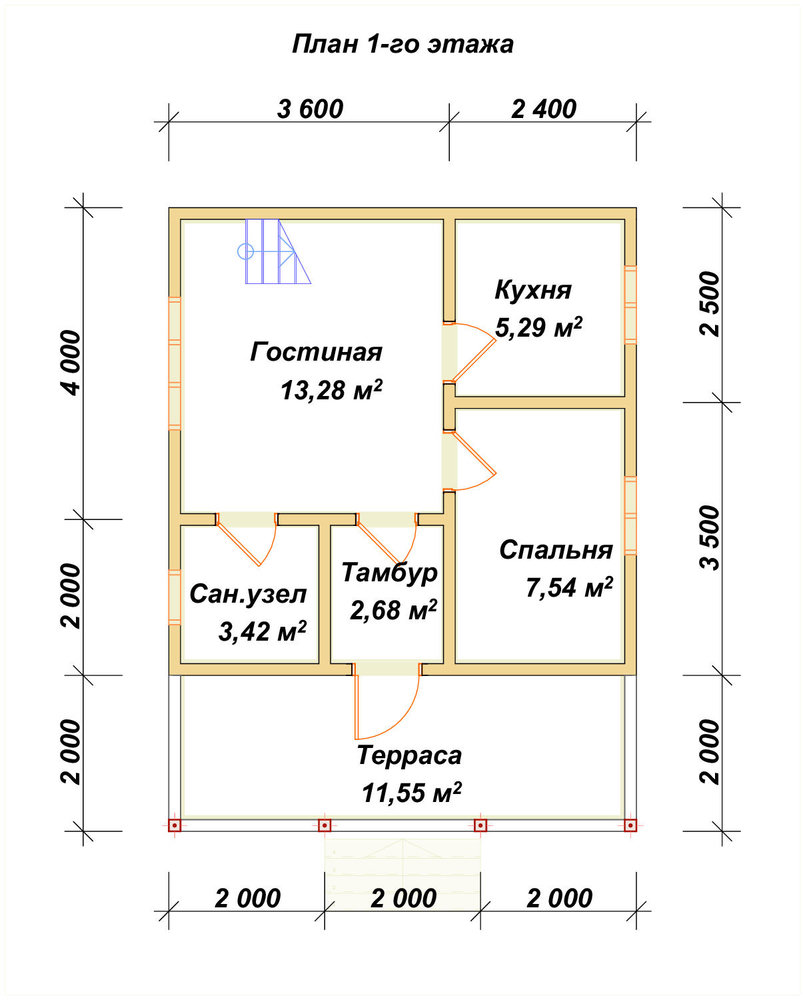 3D Проект П-408 — план 1