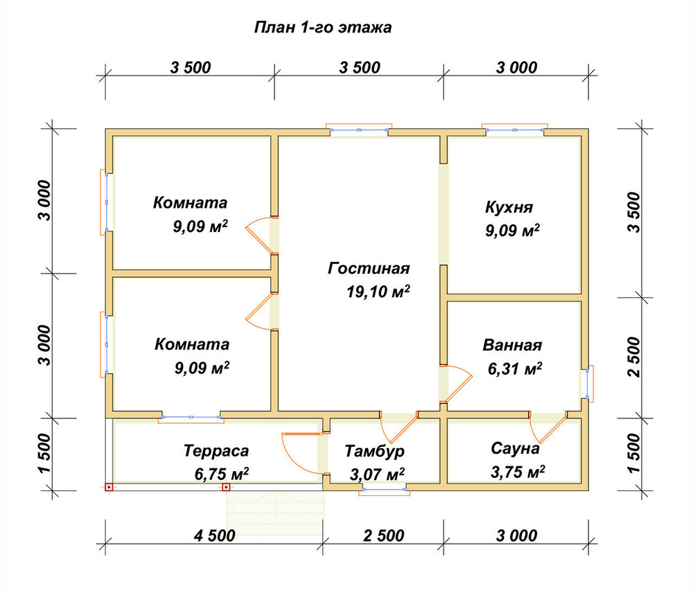 3D Проект П-409 — план 1