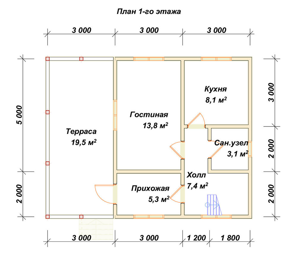 3D Проект П-448 — план 1