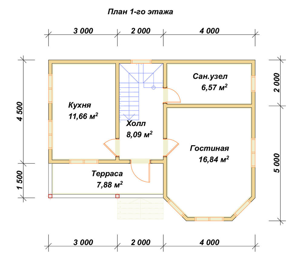 3D Проект П-458 — план 1
