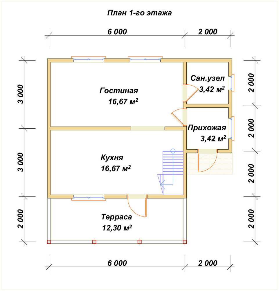 3D Проект П-481 — план 1