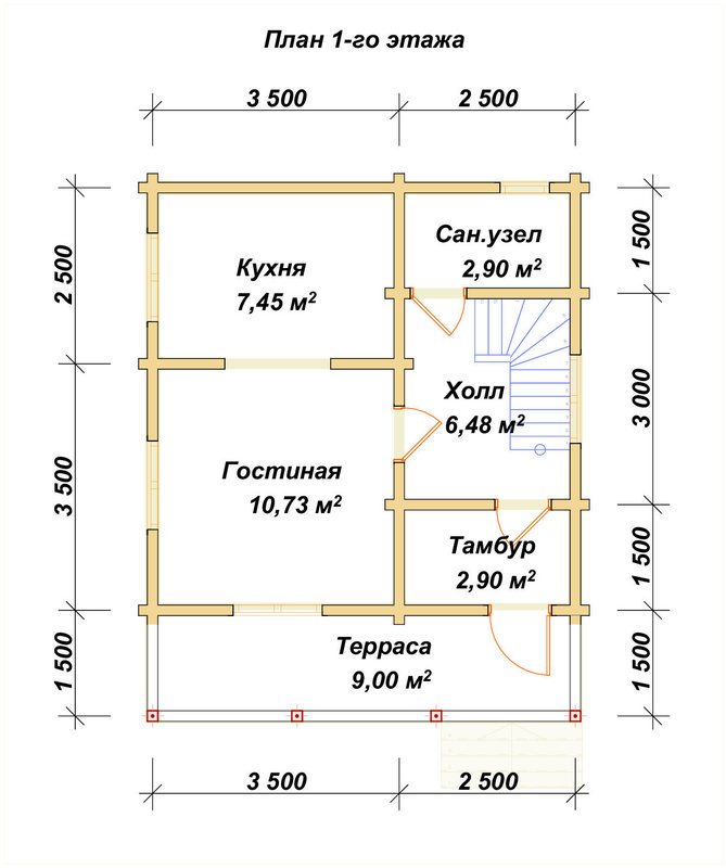 3D Проект П-485 — план 1