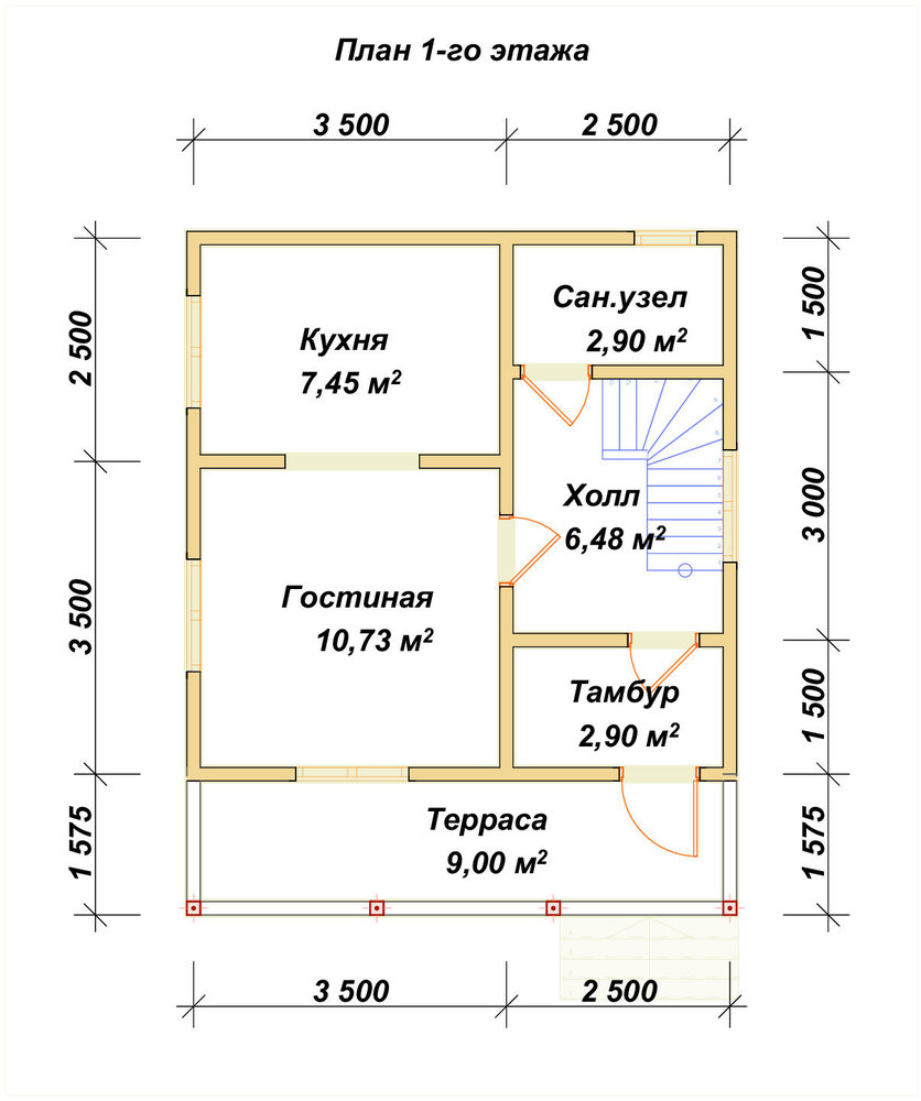 3D Проект П-485 — план 1