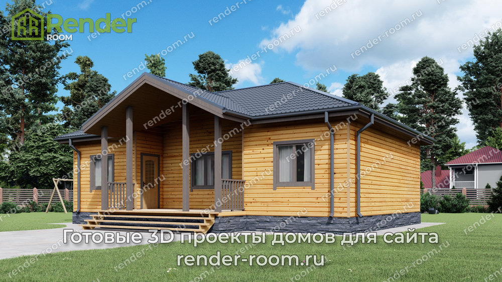 3D Проект П-5 — ракурс 1