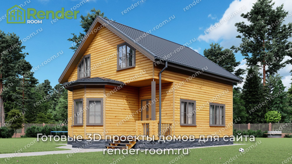 3D Проект П-51 — ракурс 1