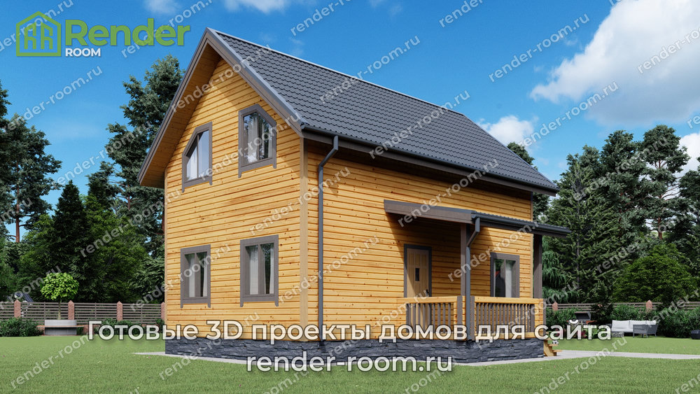 3D Проект П-52 — ракурс 1