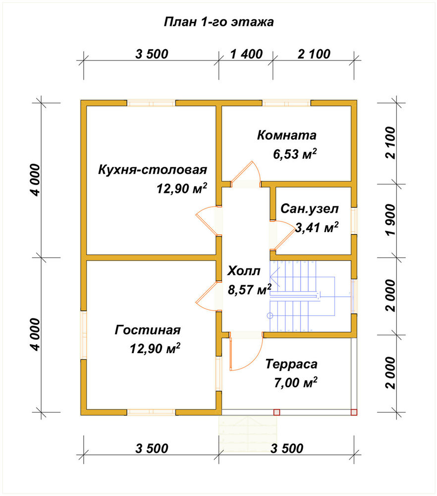 3D Проект П-521 — план 1