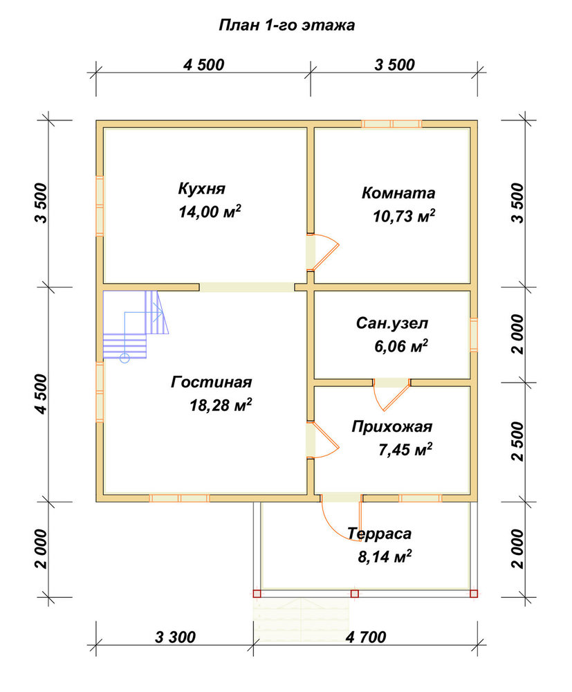 3D Проект П-558 — план 1