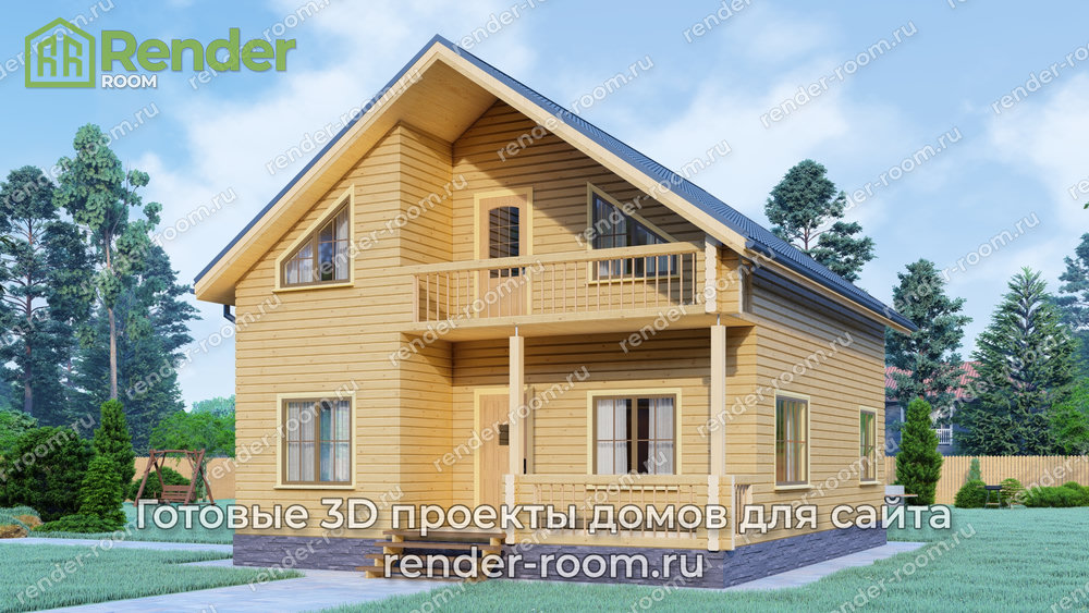3D Проект П-58 — ракурс 1