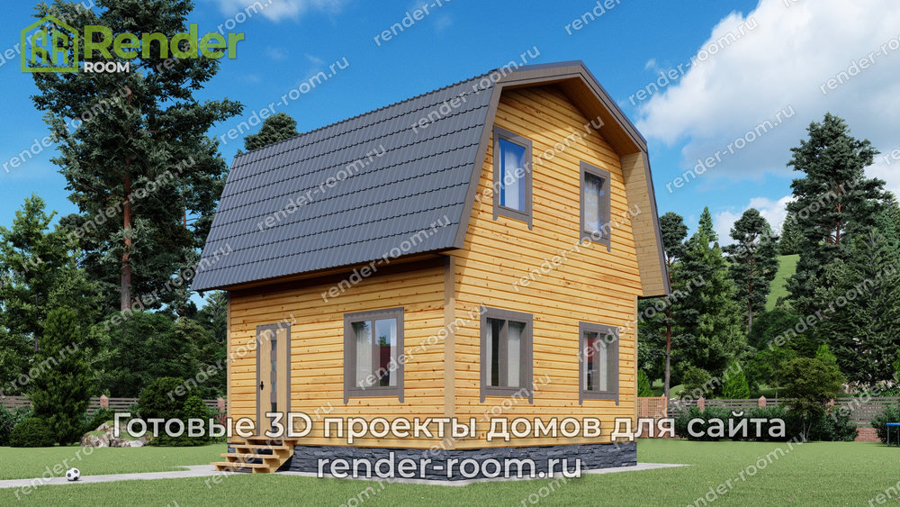 3D Проект П-59 — ракурс 1