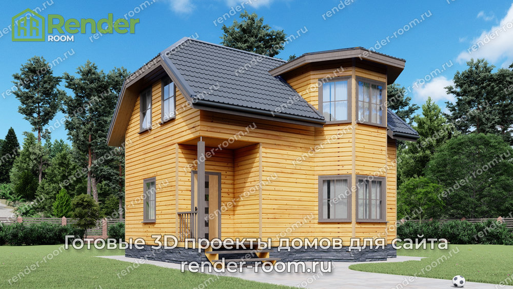 3D Проект П-6 — ракурс 1