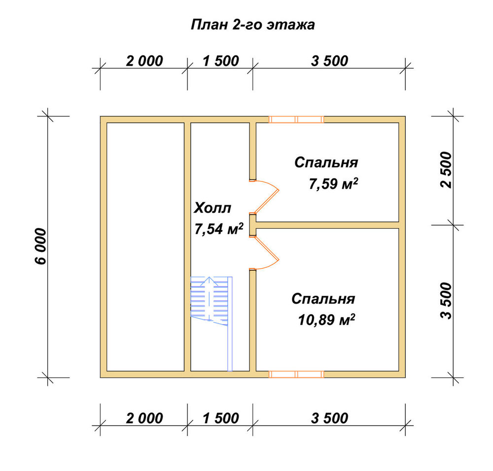 3D Проект П-61 — план 2