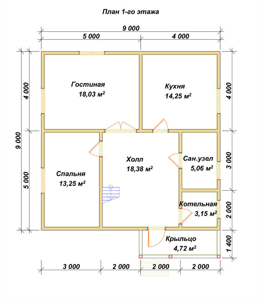 3D Проект П-650 — план 1