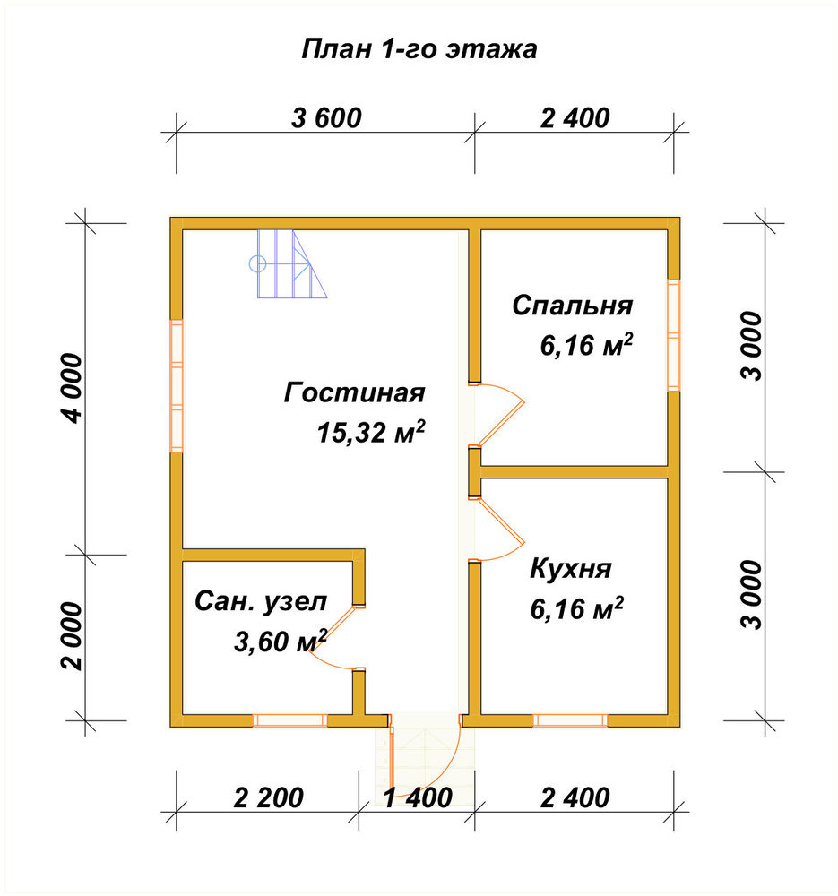 3D Проект П-66 — план 1