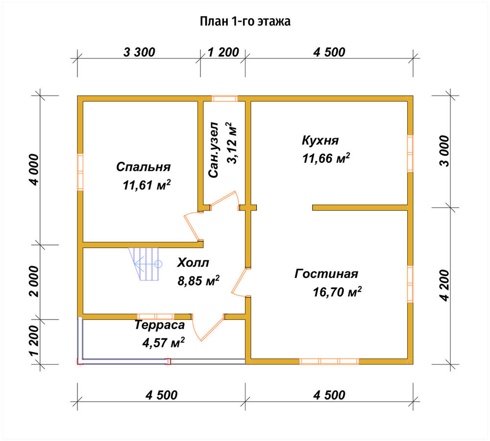 3D Проект П-693 — план 1