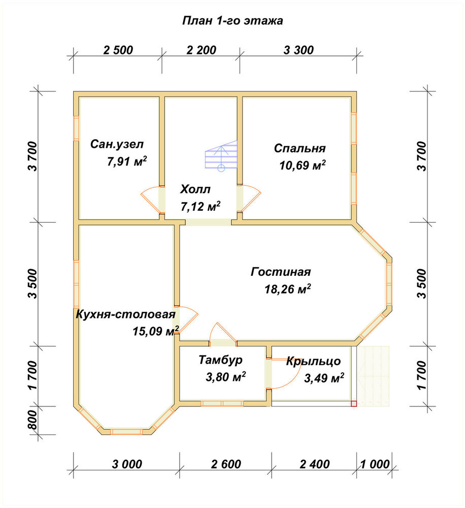 3D Проект П-768 — план 1