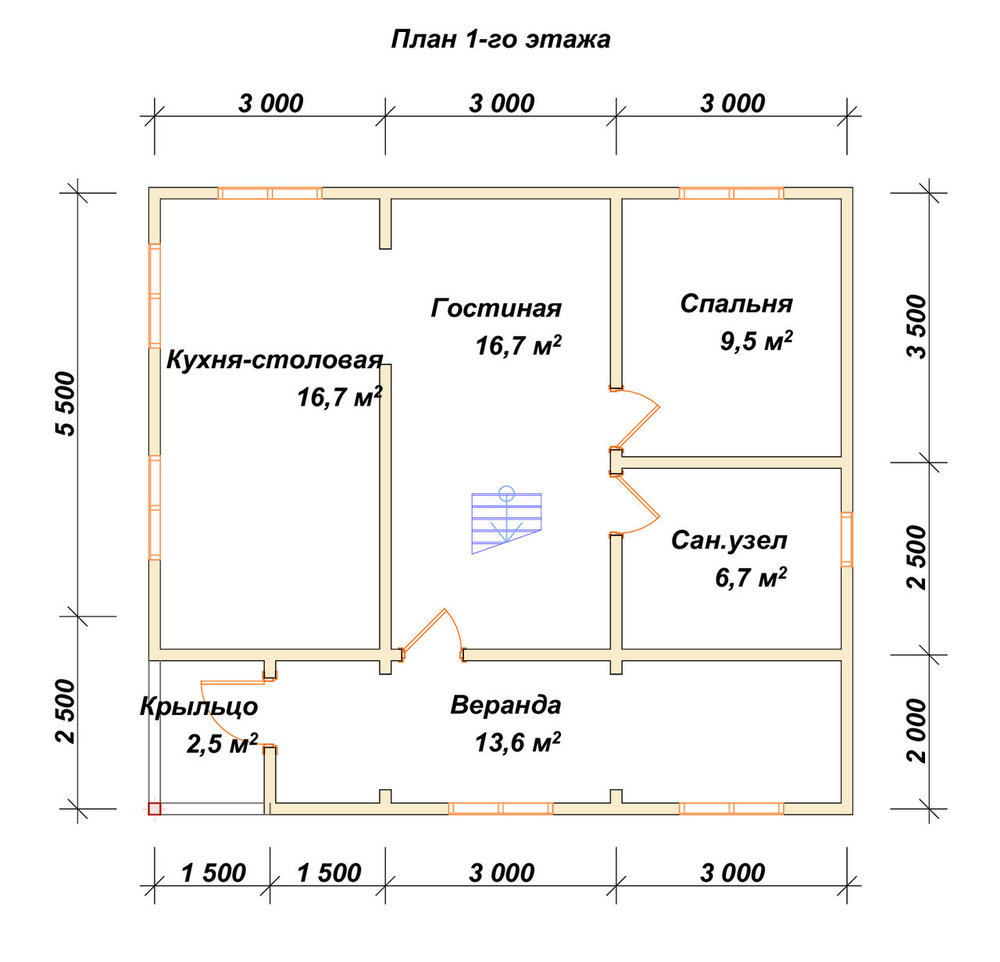 3D Проект П-800 — план 1
