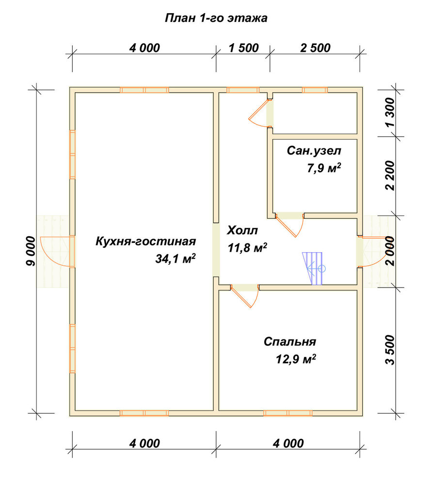 3D Проект П-880 — план 1