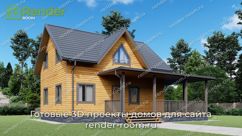 3D Проект П-9 — ракурс 1
