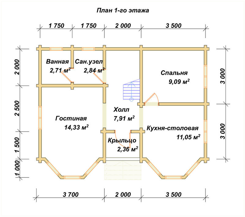 3D Проект П-93 — план 1