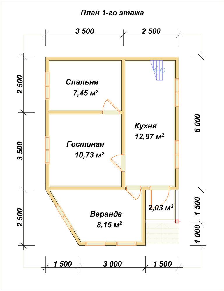3D Проект П-968 — план 1