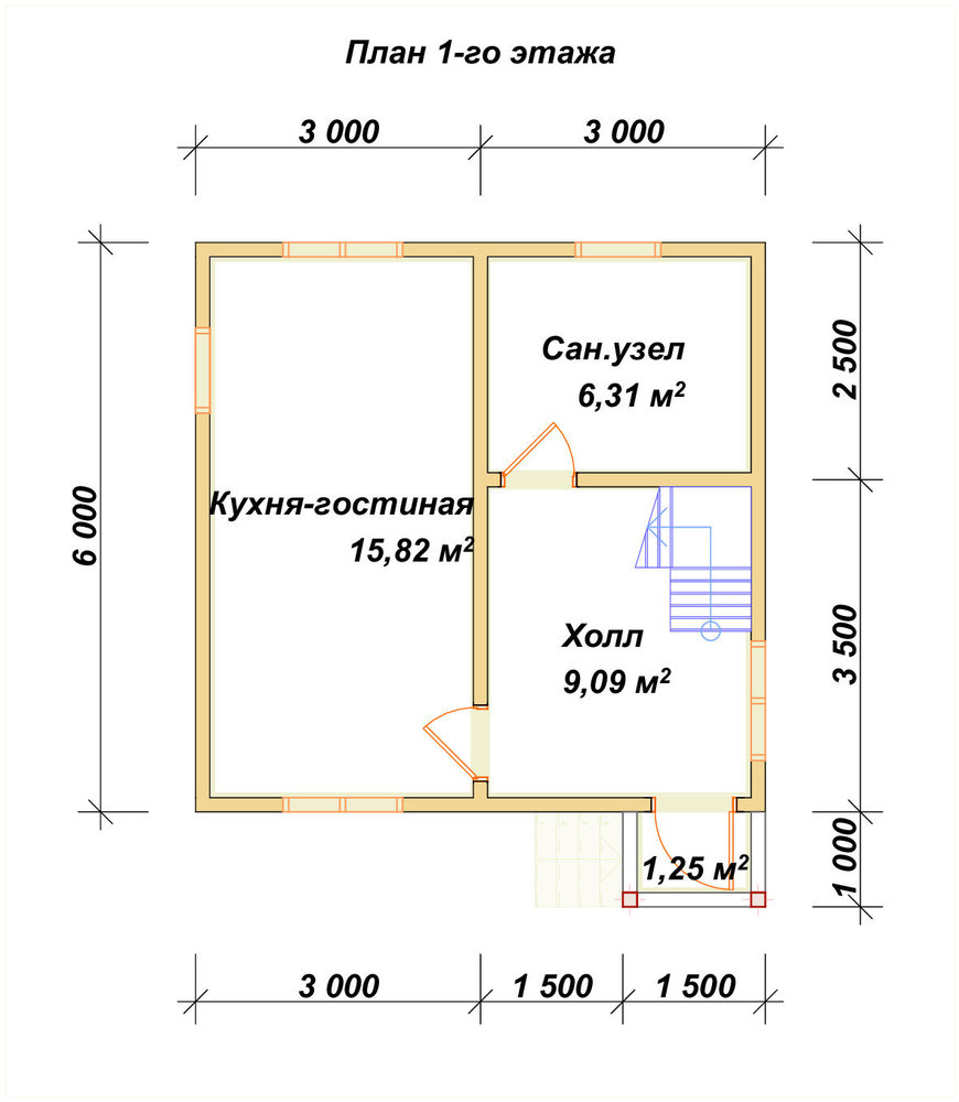 3D Проект П-972 — план 1